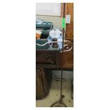 Metal Lamp with Glass Fixture