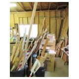 Large Assortment of Lumber in Range of Sizes