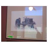 Signed Tractor Print by Tim Flanagan