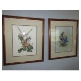 2) Roger Tory Peterson 1975 Prints, Barn Owl and