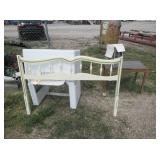 Vintage Ironrite, Headboard, Table, Outdoor Lights