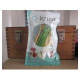 Reusable Ties, Wood Box with Small Clamp