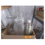 Glass Vases, Oil Lamp