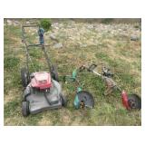 Lawnmower, 3) Weed Trimmers