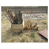 Wood Train Station and Railroad Tracks