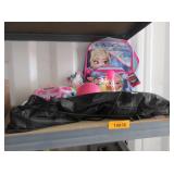 Frozen Girls Backpack, Stuffed Animals, Toy Guitar
