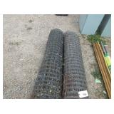 2) Rolls of Metal Wire Fencing