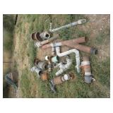 Assorted Sprinkler Pipes and Connectors