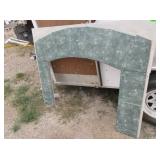 Fireplace Tiles, Heated Cushion