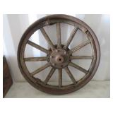 Wagon Wheel with Metal Rim