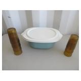 Tupperware Container with Lid, Plastic Cups