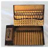 Cigar Case Vintage - Brass / Metal