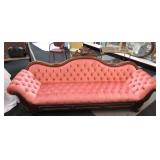 Late 1800s Hand Carved Settee