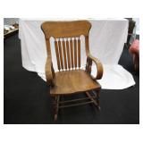 Vintage Oak Rocking Chair