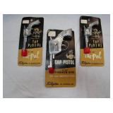 3) Vintage Tiny Tot Toy Pistols (Private Eye And