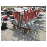 15) Track Hurdles And Hurdle Metal Cart From ISU