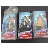 3) Star Trek Action Figures (Captain Kirk, Trelane