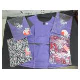 5) Koi 360 And Ecko Red Scrub Tops. Size XL