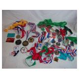 Swimming and Motorcycle Awards Medals