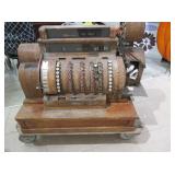 National Antique Oak Cash Register