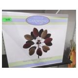 Metal Windspinner with Solar LED Lights