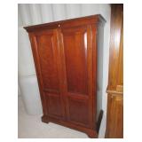 Cherry Wood Desk Cupboard 42"x22"x67"