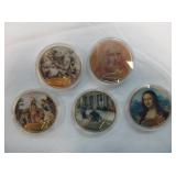 5) Piece Da Vinci Medallion Set