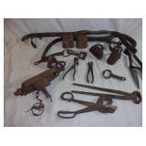 Trap, Cow Bells, Pig Ear Notcher, Ranch Tools