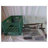 Concrete Tools, Hammer, Milk Crate