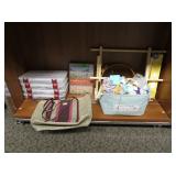Contents of Shelf: Craft and Sewing Supplies,