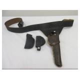 Black Belt With Holster