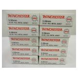 10) Boxes Winchester 5.56 Full Metal Jacket Ammo