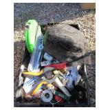 Knee Pads, Pipe Fittings, Clamps, Tools, Wires