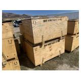 2) Wooden Crates