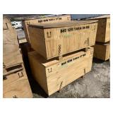 2) Wooden Crates