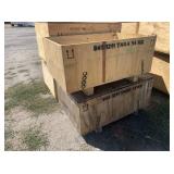 2) Wooden Crates