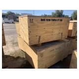 2) Wooden Crates