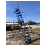 Construction Style Rolling Stairs