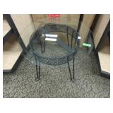 Glass Top End Table