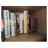 Assorted Cookbooks, Dictionaries, Food Medicine,