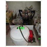 Plug in Toasters, Older Percolators, Older Grinder