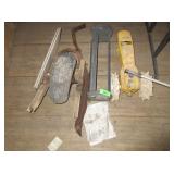 Welcome Signs, Older Hay Knife, Tractor Sprinkler