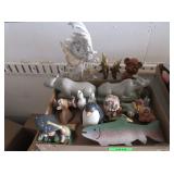 Dolphin Figurines, Bear Figurines, Bird Figures,