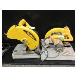 2) DeWalt Chop Saws (Use For Parts Only)