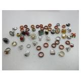 Variety Styles And Sizes Of Rings