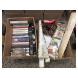 Wall Decor Stickers, Pine Cones, Books