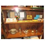 Decorative Plates, Clock, Hummingbird Feeder,