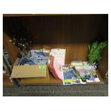 Denim Scraps, Background Stencils, Beads, Stamps