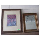 Framed Mirror, Art Print
