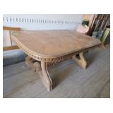 Table with Carved Accents
